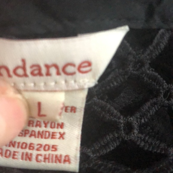 SUNDANCE: Black Crochet Top with cami - Picture 5 of 14